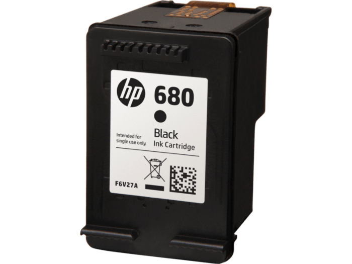 HP 680 Black Original Ink Advantage Cartridge (F6V27AA)